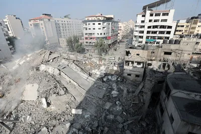59th day of israel gaza conflict   southern city of khan younis comes under massive bombing
