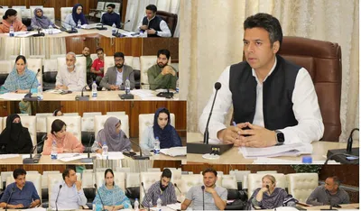 dc srinagar chairs dlic meeting