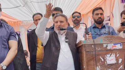 nc  pdp facilitated home minister s kashmir visit  claims altaf bukhari