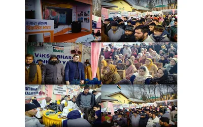 historic town mattan brims with enthusiasm as viksit bharat sankalp yatra unfolds