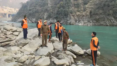 alleged suicide in ramban   search continues to recover body from river