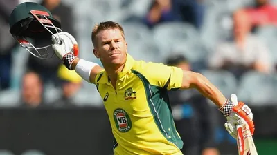 warner becomes 1st australian to play 100 matches in all formats