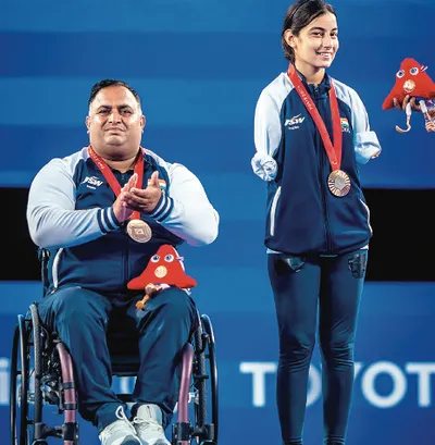 j k archers sheetal devi  rakesh kumar make history with paralympic bronze