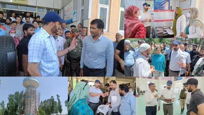 dc pulwama inspects ongoing developmental projects in rajpora