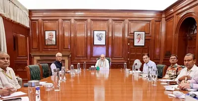 home minister reviews implementation of ‘vibrant village programme’ at high level meeting in new delhi