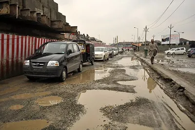 gurez village link roads in shambles
