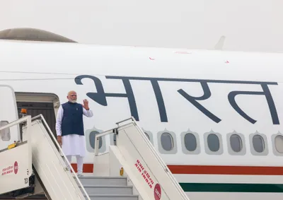 prime minister narendra modi departs on two nation tour to uae and qatar