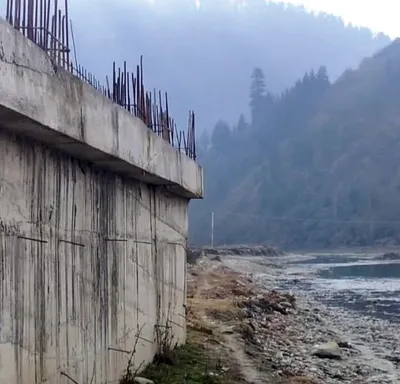 galizoo  kupwara bridge awaits completion for 5 years