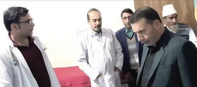 mla farooq shah reviews healthcare services at phc kunzer