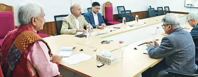 lg sinha reviews preparations for observance of rashtriya ekta diwas