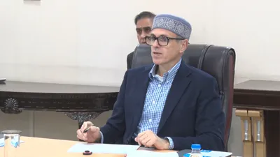 j k cm omar abdullah chairs meeting to review winter preparedness