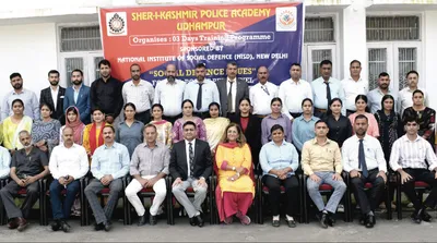 training prog begins at police academy udhampur