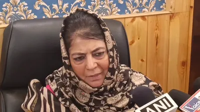 pdp key to j k govt formation  mehbooba mufti