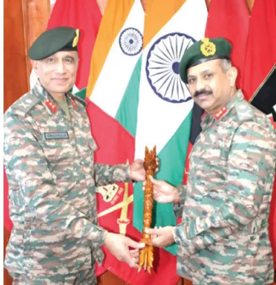 major general k mohan nair takes over as goc vajr division