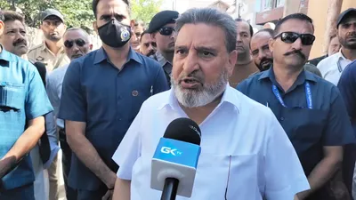 altaf bukhari condemns srinagar grenade attack