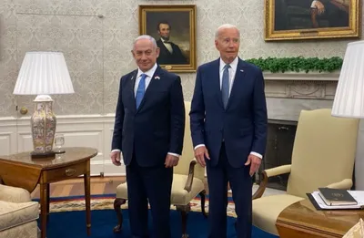 netanyahu meets biden  harris to narrow ‘gaps’ on gaza ceasefire deal