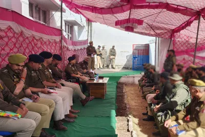 adgp jammu reviews security  operational preparedness in basantgarh  udhampur