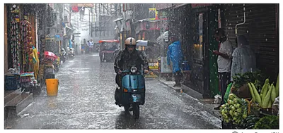 heavy rains  strong winds in baramulla