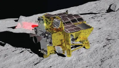 nasa spacecraft spots japan’s moon lander on lunar surface