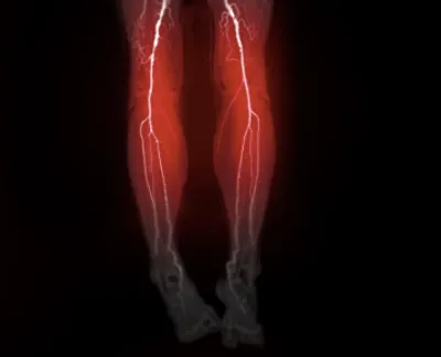 recognizing decreased blood supply to the legs