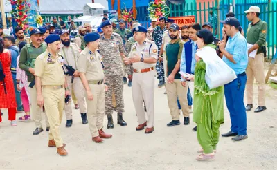 igp kashmir chairs coordination   security meeting for amarnath yatra
