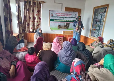 skuast k holds awareness programme on high value vegetable cultivation