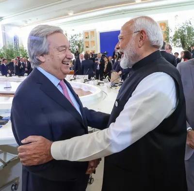  pleased      pm modi after meeting un chief guterres on sidelines of g7 summit