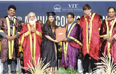 vellore institute of technology holds annual convocation
