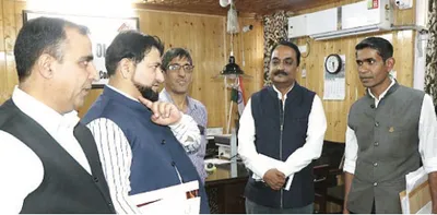 expenditure observers for srinagar visit integrated control room