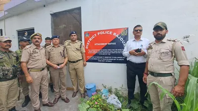 rajouri police take action against narco peddlers