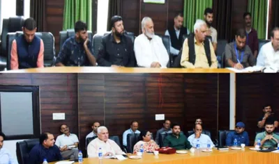 election observers convene meetings with political representatives in kishtwar