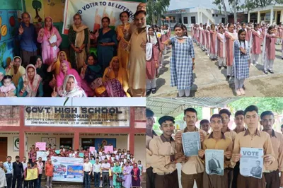 schools  colleges lead charge in voter awareness with sveep activities across kathua