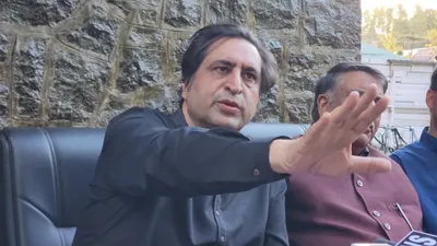 sajad lone dismayed over lack of basic facilities in machil