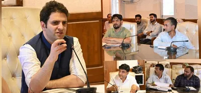 dc kulgam reviews progress of samagra shiksha projects