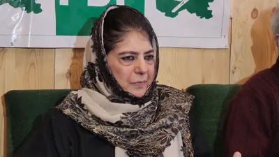 ncpcr initiates action against mehbooba for  using school children for election campaign 