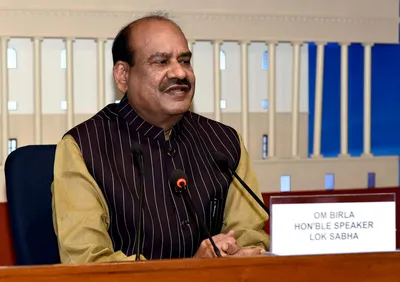 ls speaker birla bats  for regulating ai at inter parliamentary union