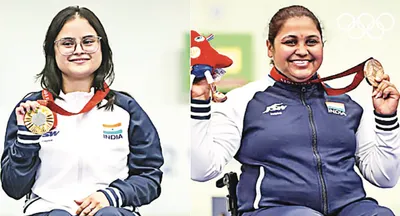 avani retains gold  mona clinches bronze in historic 10m air rifle double for india