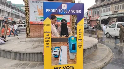 nukad natak held at lal chowk for voter awareness