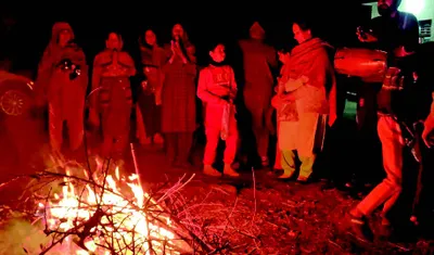 lohri celebrated with traditional zeal across rajouri  poonch