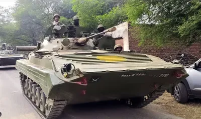 what is bmp ii combat vehicle used first time during akhnoor encounter