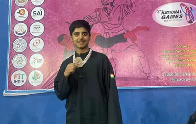 faheem zahoor  13  strikes gold at national level pencak silat championship