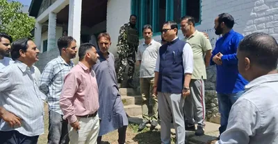 deo baramulla inspects polling stations in rafiabad assembly constituency