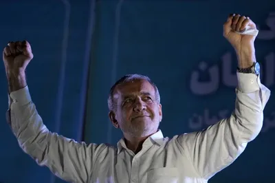 massoud pezeshkian elected iran s new president  defeating hardliner rival saeed jalili
