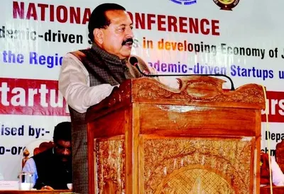 change of mindset  exploration of regional resources are key to startups in j k  jitendra singh