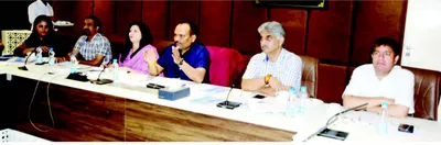 chief electoral officer meets recognised political parties of j k