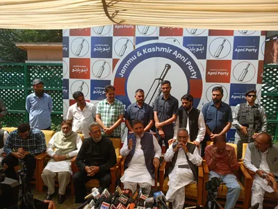 apni party to support taj mohiuddin from uri as chief bukhari says they re on lookout for more independents to back