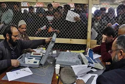 lahdc elections 2023  counting of votes underway amid high security in kargil