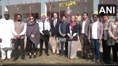 diplomats from 15 countries arrive in j k to witness festival of democracy