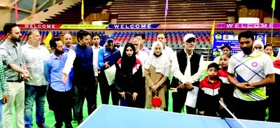 dc srinagar inaugurates inter zonal sports competitions at indoor stadium