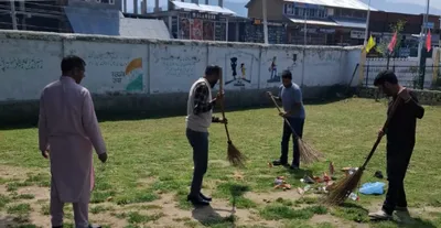 cleanliness drives conducted at polling stations in shopian